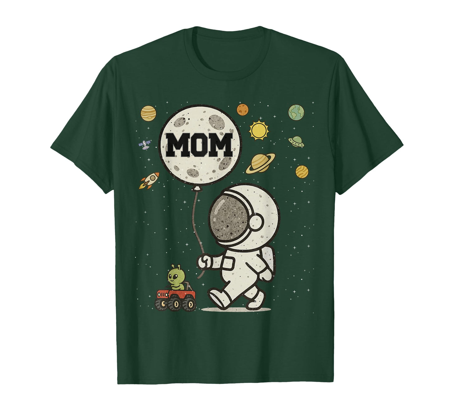 Astronaut Mom Space Birthday T-Shirt