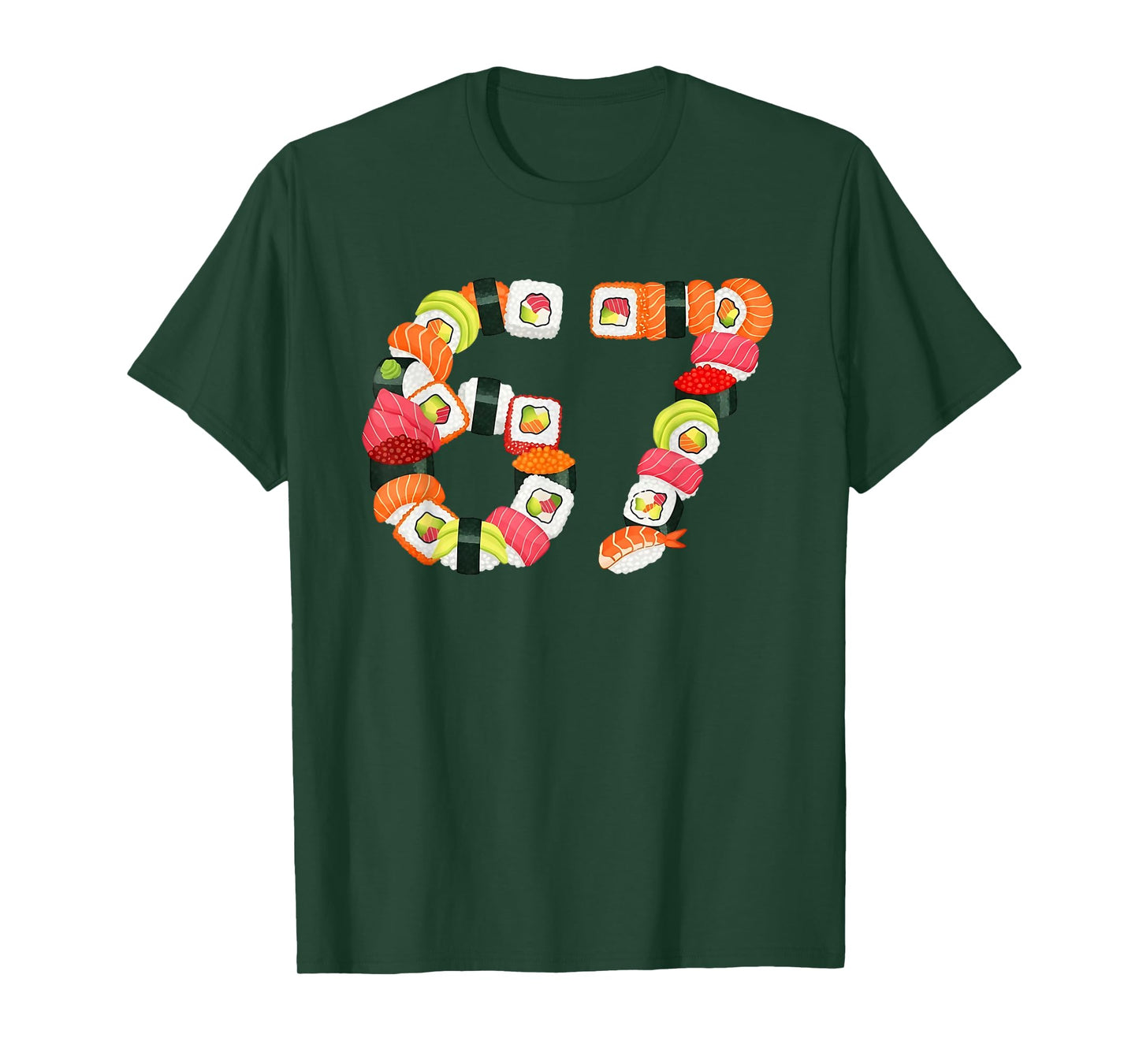 67 Meme Six Seven Sushi Rolls T-Shirt
