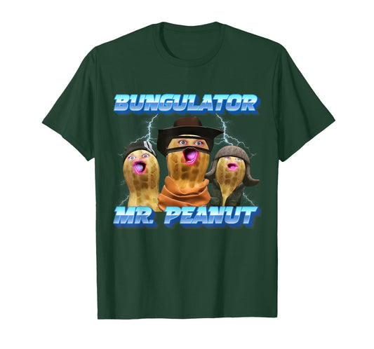 The Burnt Peanut Funny GOOP Mr. Peanut Bungulator T-Shirt