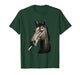 Funny Smoking Horse Cigarette Gen Z Meme T-Shirt