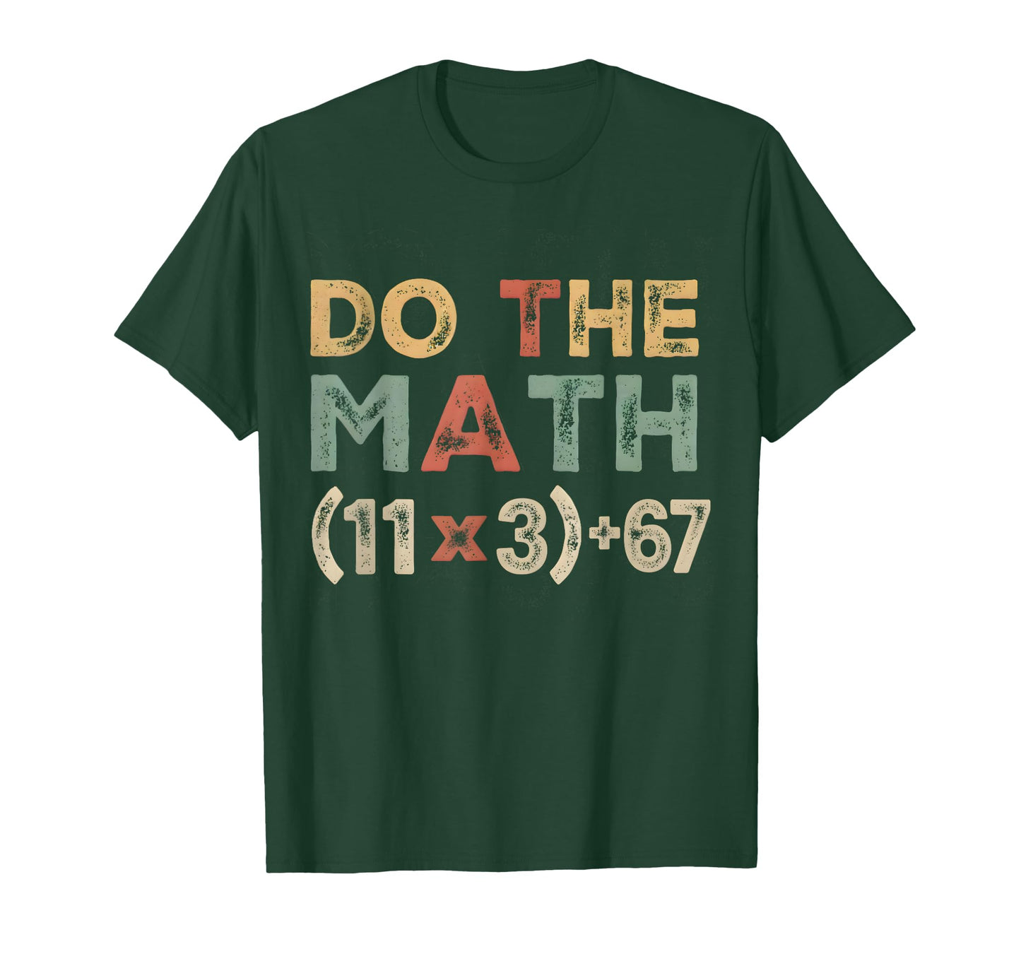 Funny 67 6 7 Six Seven 100 Days of School Math Teacher T-Shirt