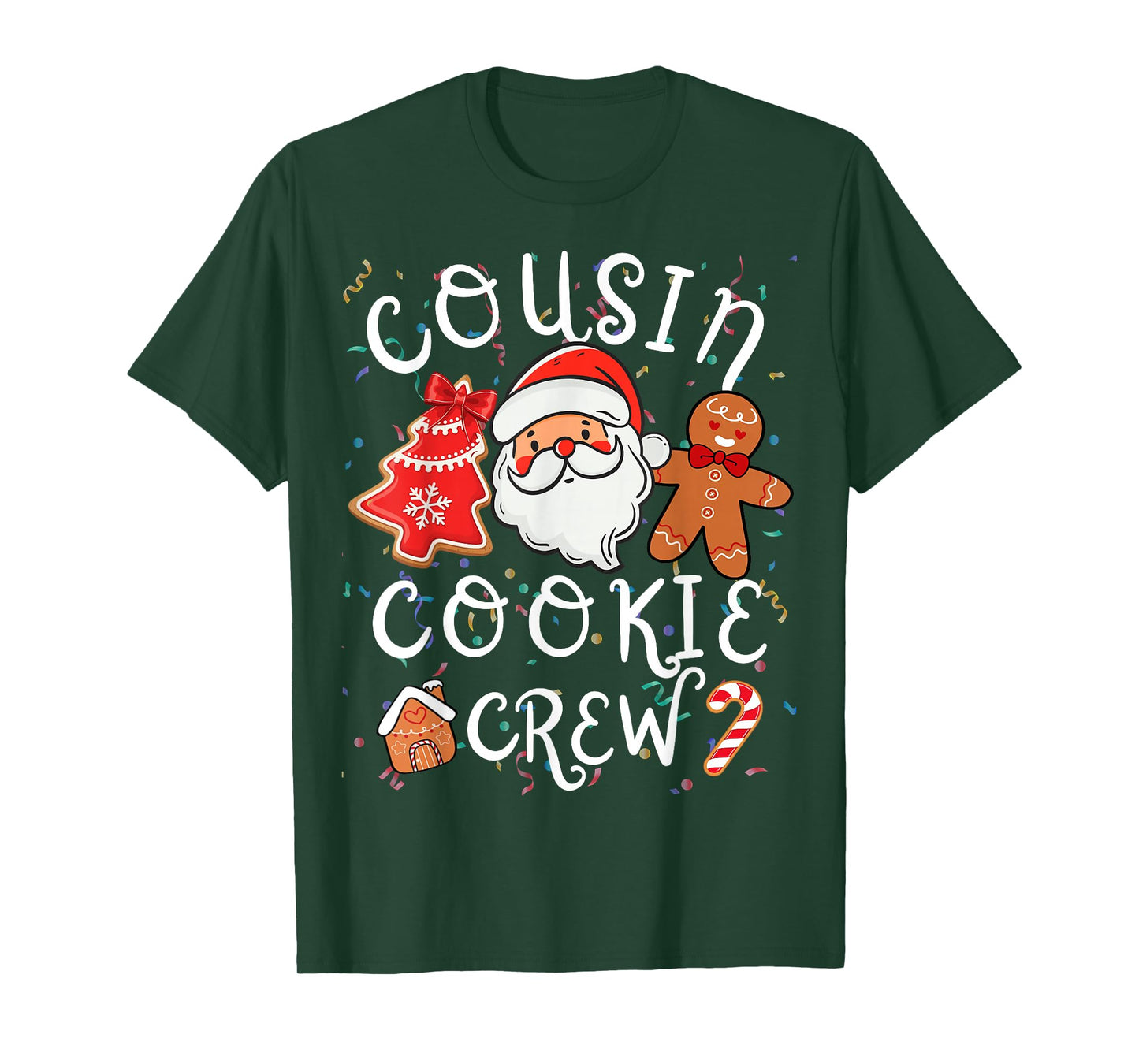 Christmas Cousin Cookie Baking Crew Cookie Squad Family Kids T-Shirt