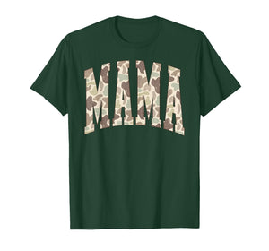 Mama Camouflage Mommy Funny Happy Mother's Day Mom Life T-Shirt
