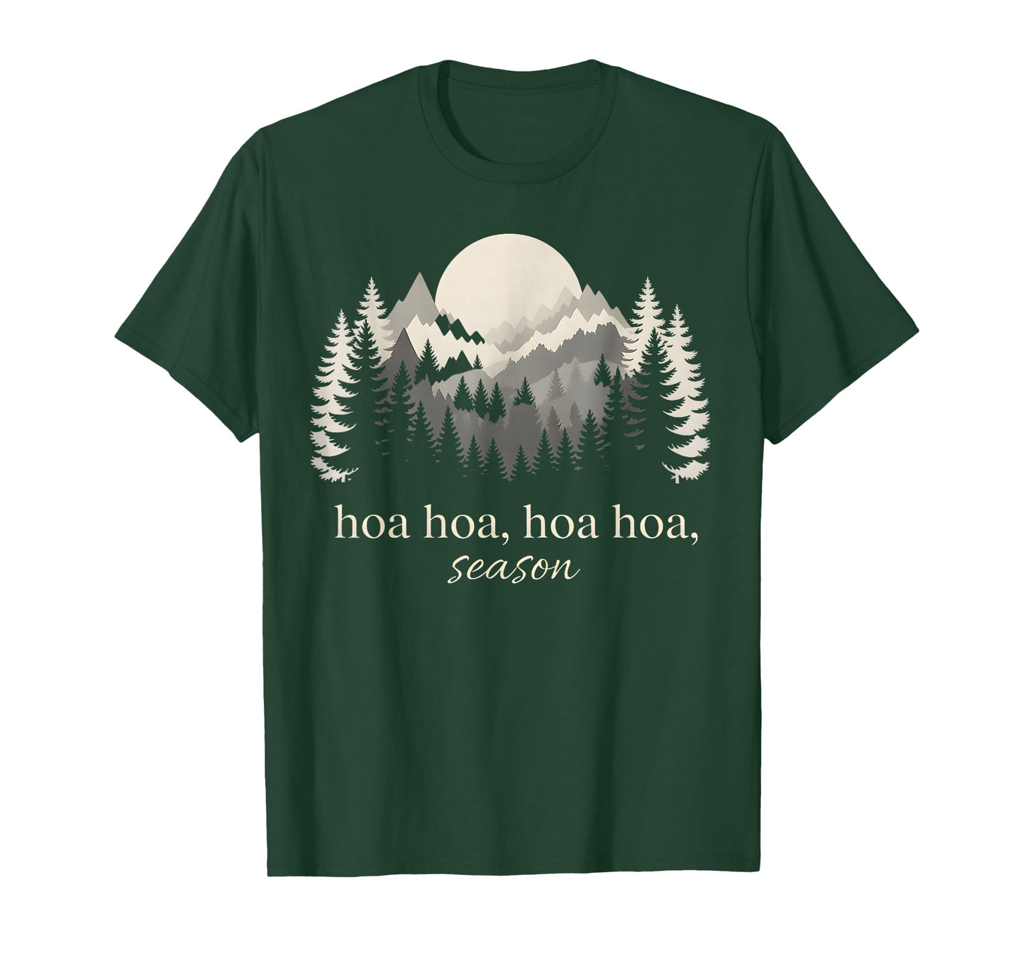 Twilight Lover Pine Forest HOA Cozy Season T-Shirt