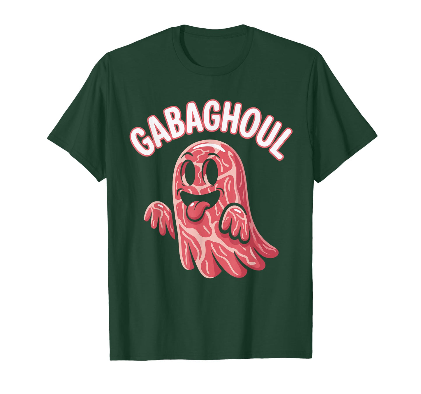 Gabaghoul Italian American Halloween Costume Ghost Italy Pun T-Shirt