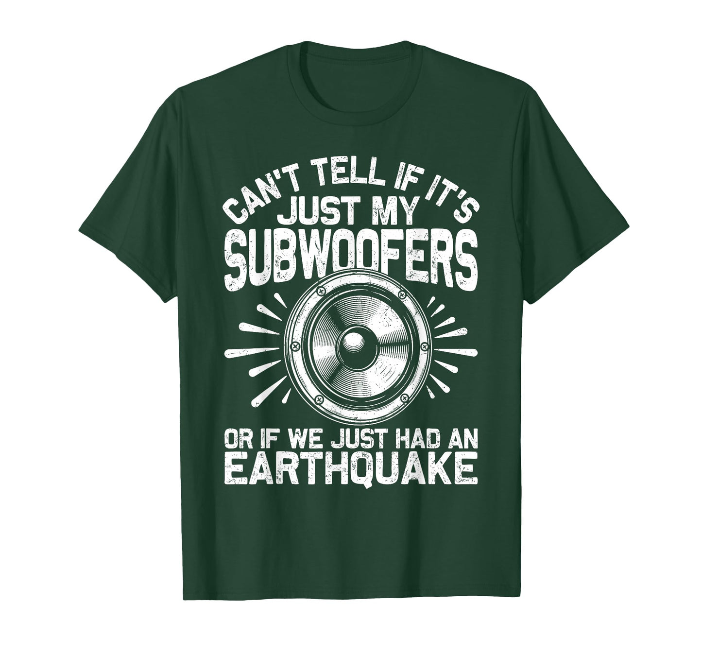 Funny Car Audio Engineer Sound Car Tuners Subwoofer T-Shirt