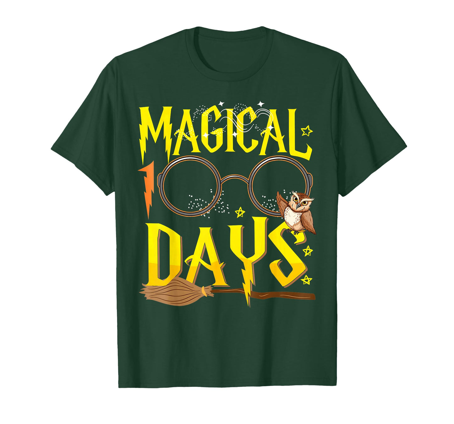 100th Day of School 100 Magical Days Teacher Boys Girls T-Shirt