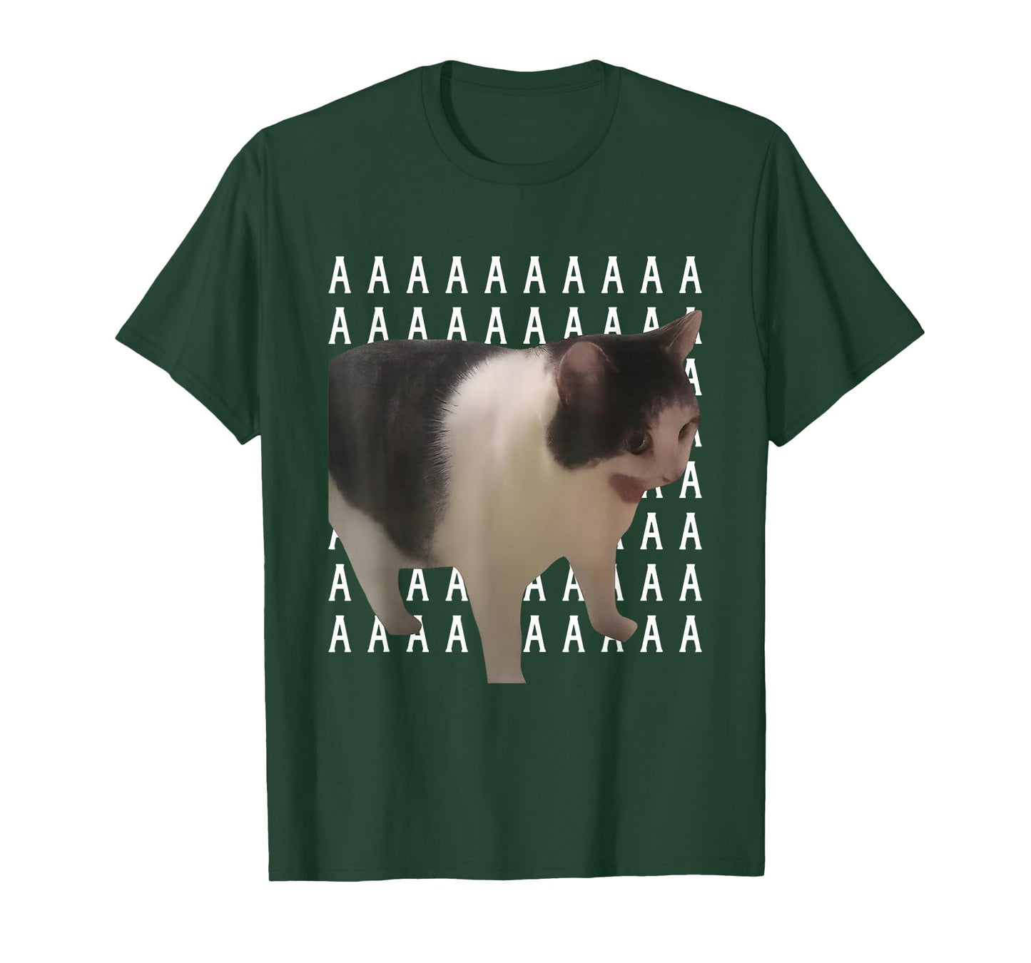 Screaming Cat Meme Funny Internet Meme Silly Cat Cute Kitten T-Shirt
