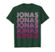 Retro Jonas First Name I Love Jonas 80's Vintage Birthday T-Shirt