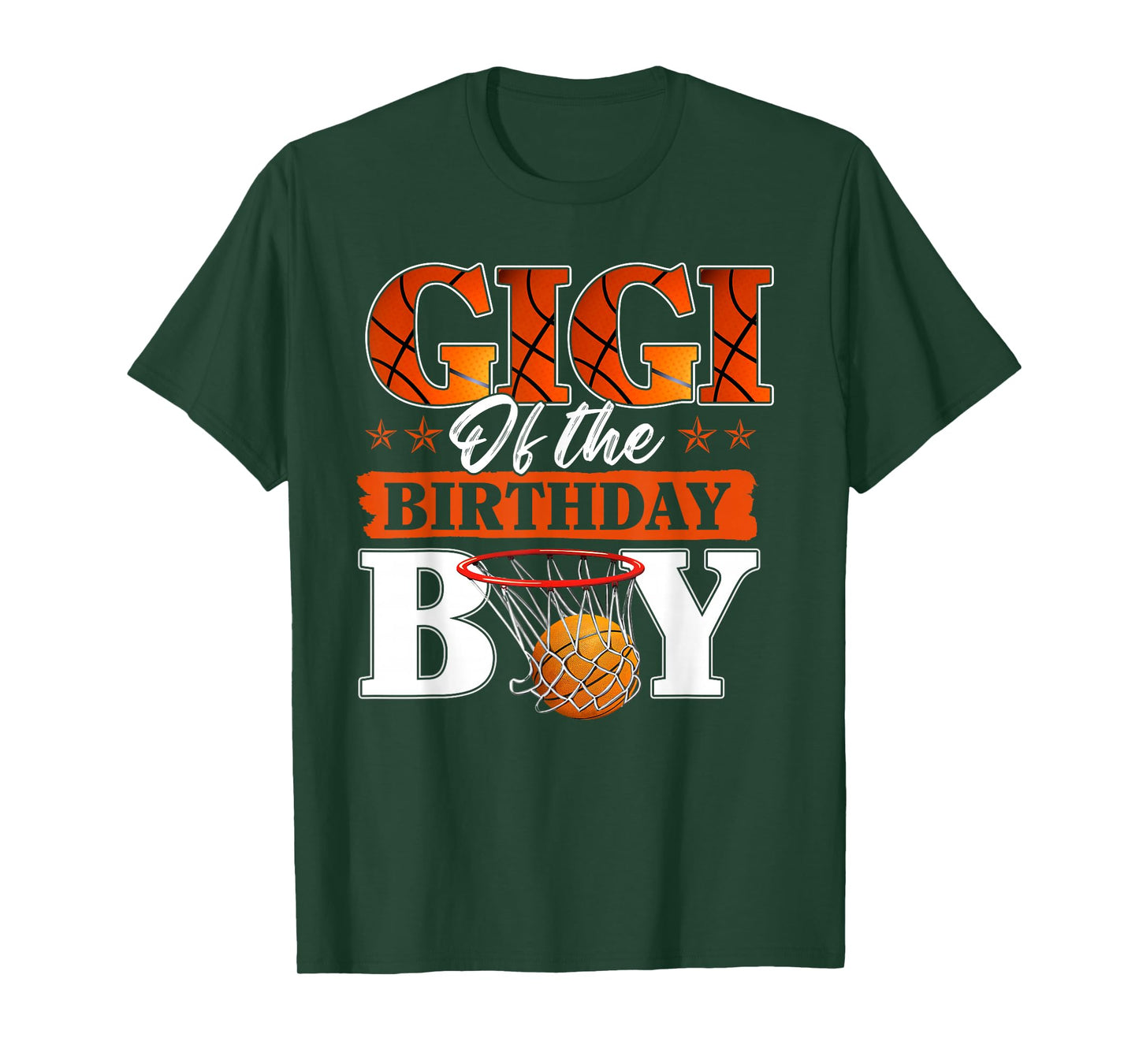 Basketball Gigi of The Birthday Boy Family Matching T-Shirt