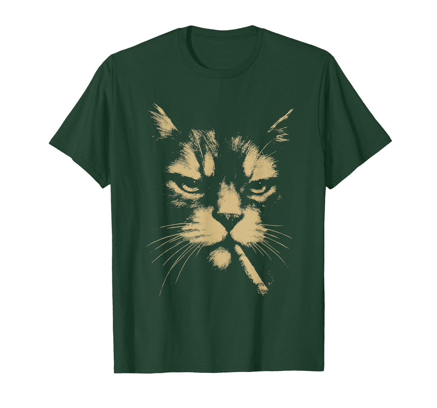 Funny Smoking Cat, Cigarette Kitty Gen Z Meme, Cat Lover T-Shirt