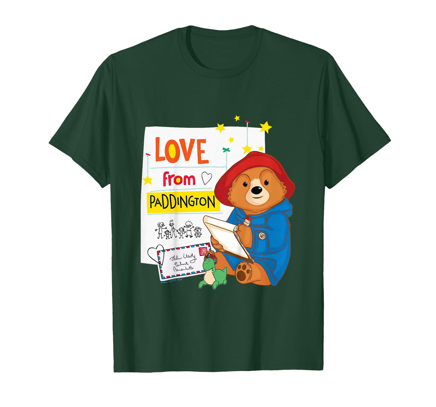 The Adventures of Paddington Bear Letters Kids T-Shirt