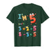 I'm 5 Funny Math Equation 5th Birthday Boy Girl Toddler T-Shirt