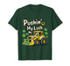 Kids St Patrick's Day Pushin' My Luck Bulldozer Construction Boys T-Shirt