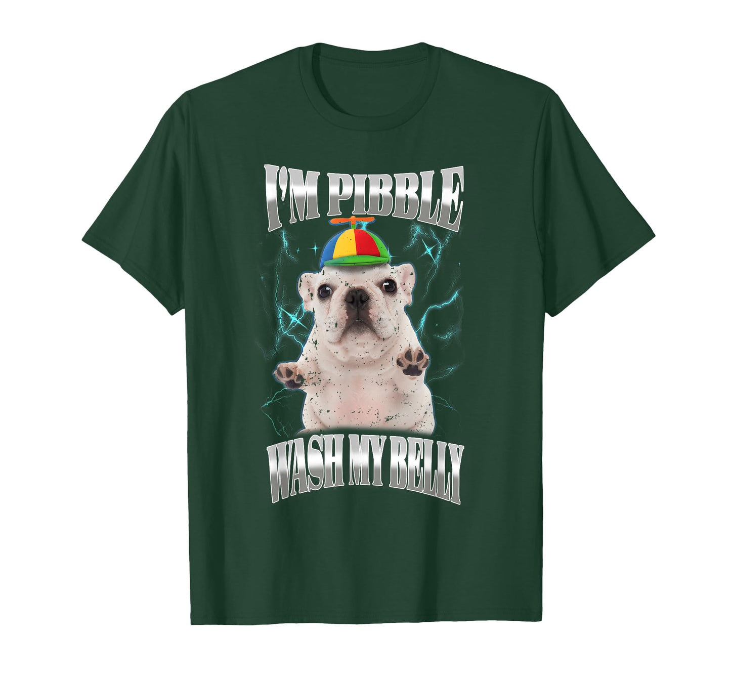 I Am Pibble Wash My Belly Funny Dog Clean My Belly Meme T-Shirt
