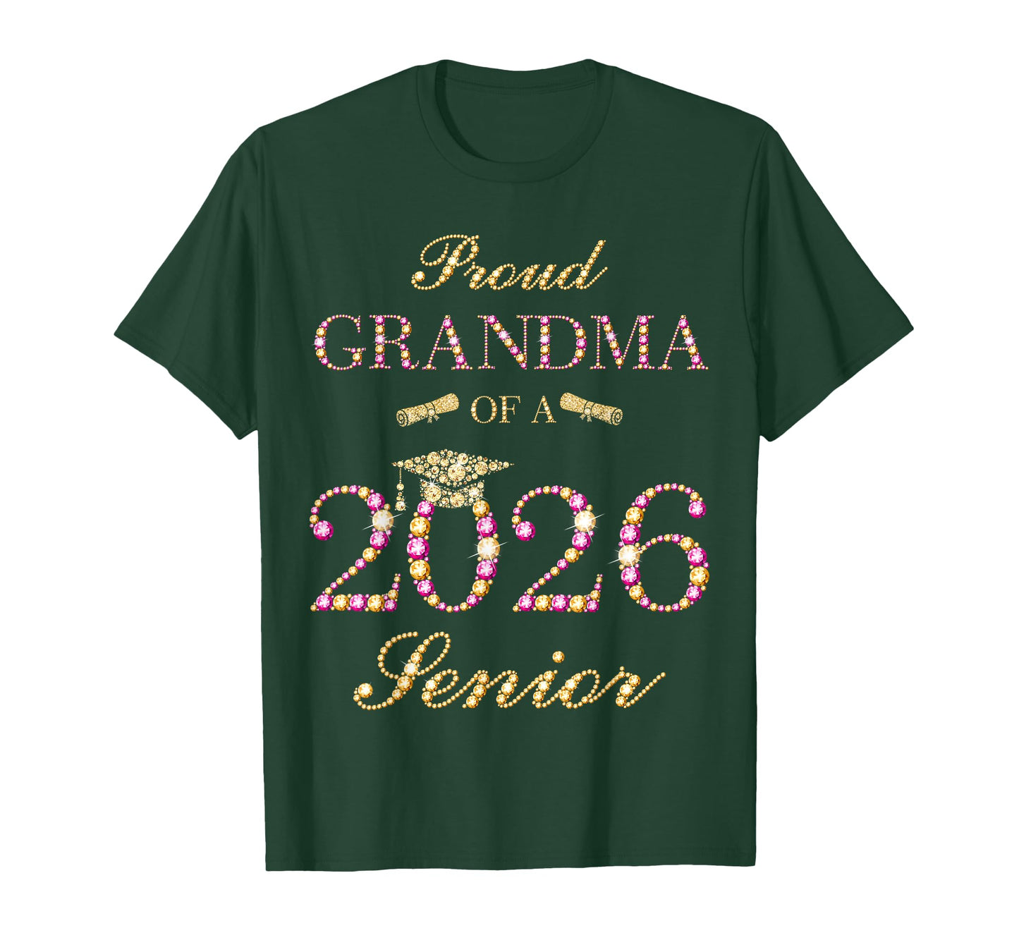 Proud Grandma of A 2026 Senior Graduate Graduation T-Shirt