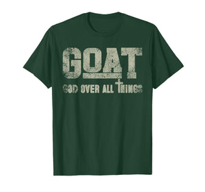 Vintage Retro Style God Over All Things T-Shirt