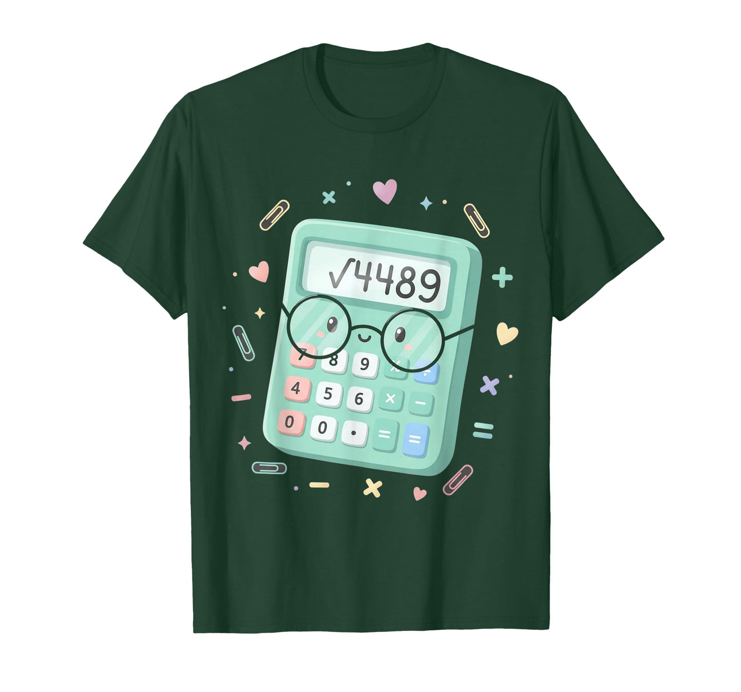 67 Meme Square Root 4489 Slang Six Seven Math Calculator T-Shirt