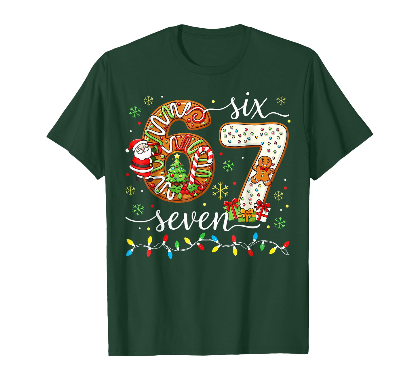 67 Meme Six Seven for Kids Women Men Boys Girls Christmas T-Shirt