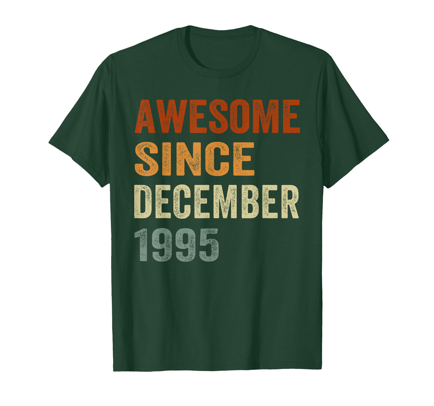 Retro Awesome Since December 1995 30 Years Old 30th Birthday T-Shirt