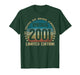 25 Year Old Gifts Vintage 2001 Limited Edition 25th Birthday T-Shirt