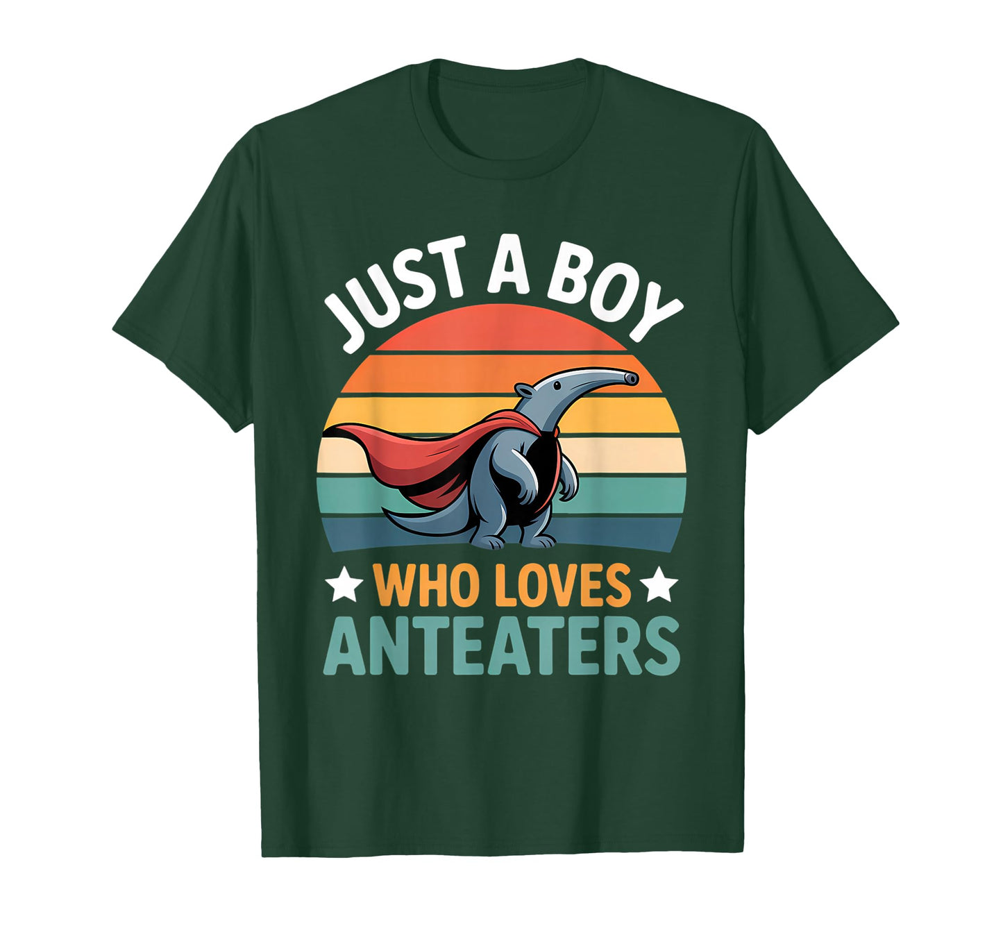 Boys Anteater Just a Boy who Loves Anteaters T-Shirt