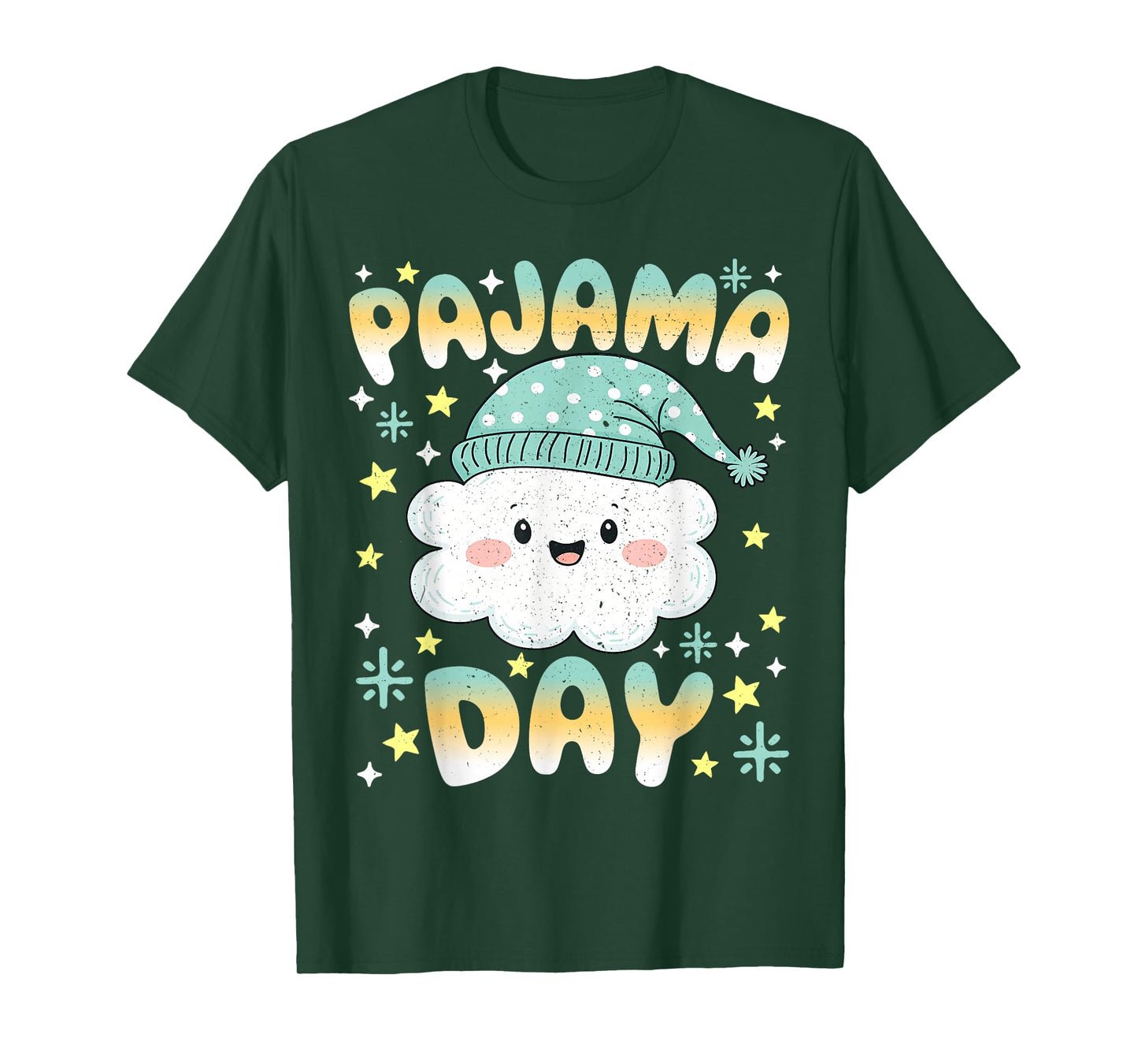 Pajama Day School Spirit Week Fun Cloud Teacher Student T-Shirt