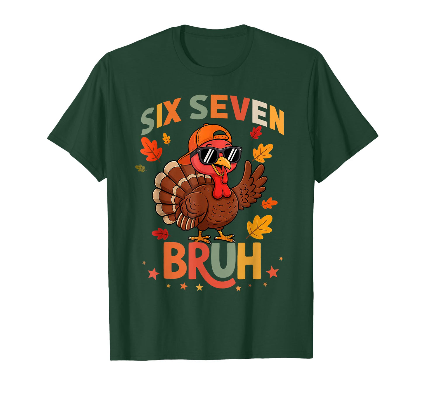 67 Bruh Turkey 67 Thanksgiving Boys Kids Men Six Seven Meme T-Shirt
