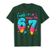 7 Year Old Birthday Shirt was 6 Now I'm 7 67 Funny for Kids T-Shirt