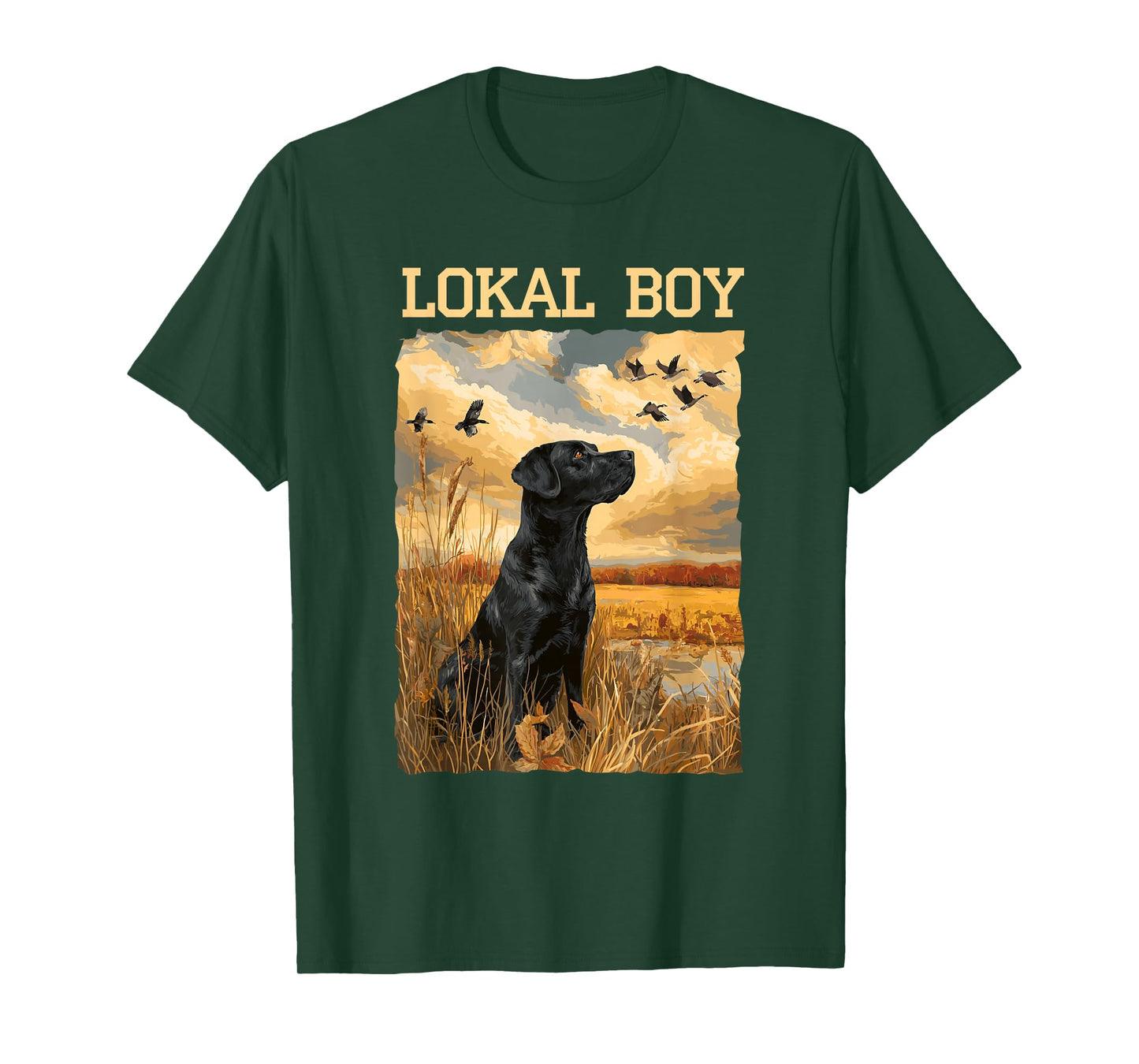 Local Boy Lab Hunting Labrador T-Shirt