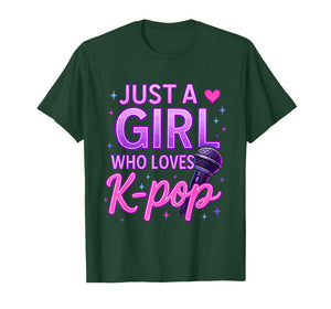 Funny Just A Girl Who Loves K-Pop T-Shirt