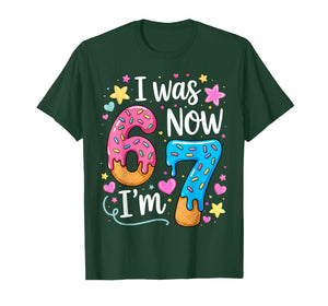 I was 6 Now I'm 7 Year Old Birthday Kids Boys Girls T-Shirt