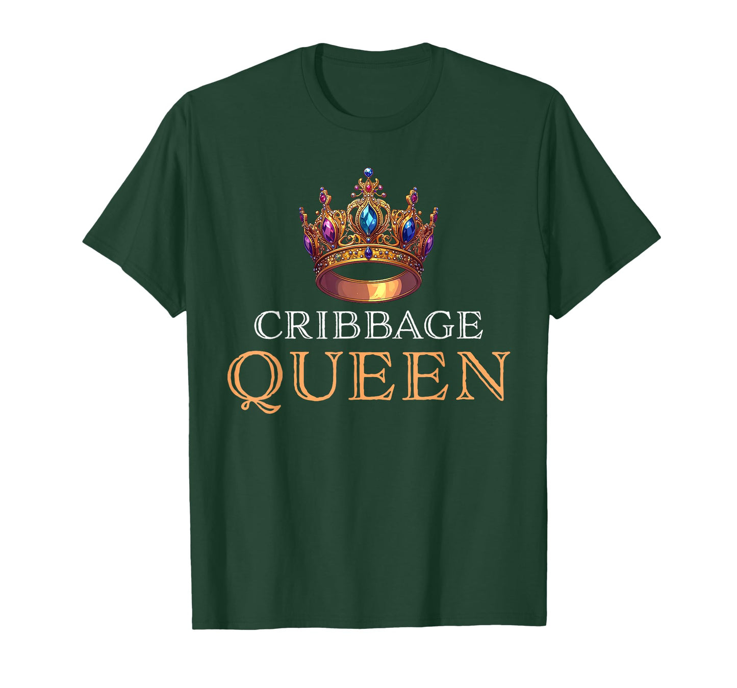 Funny Cribbage Queen Cribbage Lover Board Game T-Shirt