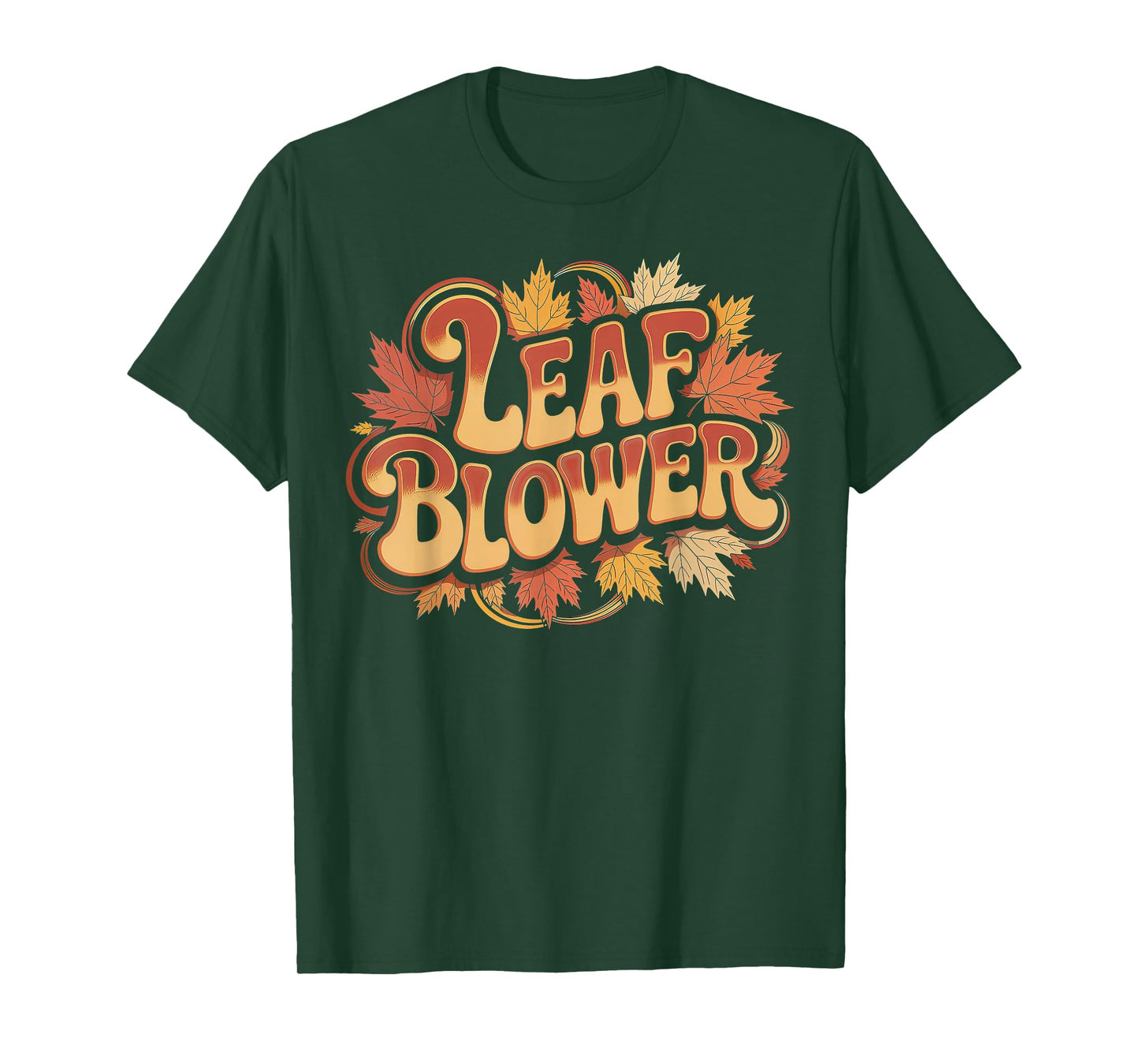 Leaf Blower Costume Funny Fall Cleanup Autumn Season T-Shirt