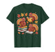 Turkey Reading Books Fall Thanksgiving Teacher Librarian T-Shirt