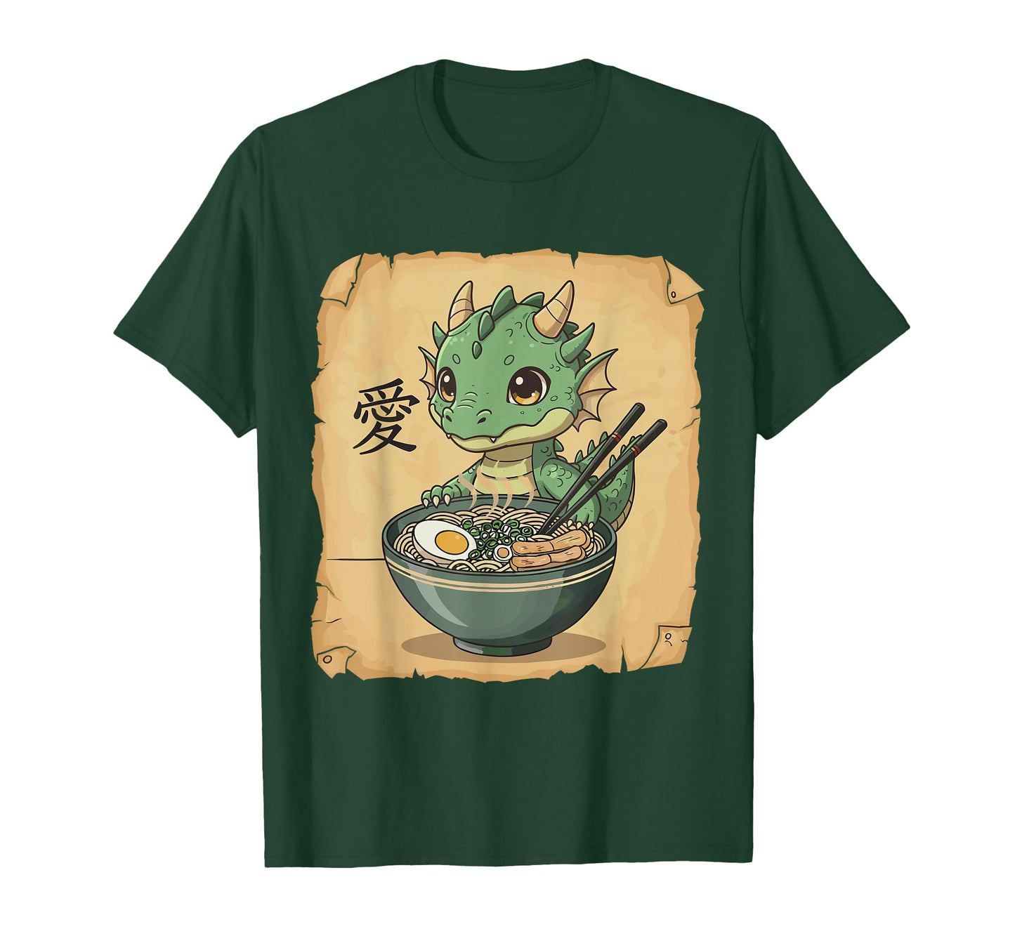 Ramen Dragon Noodle Kawaii Lover Japanese Funny Graphic T-Shirt
