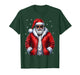 African American Christmas Pajama Xmas Afro Santa Claus PJ T-Shirt