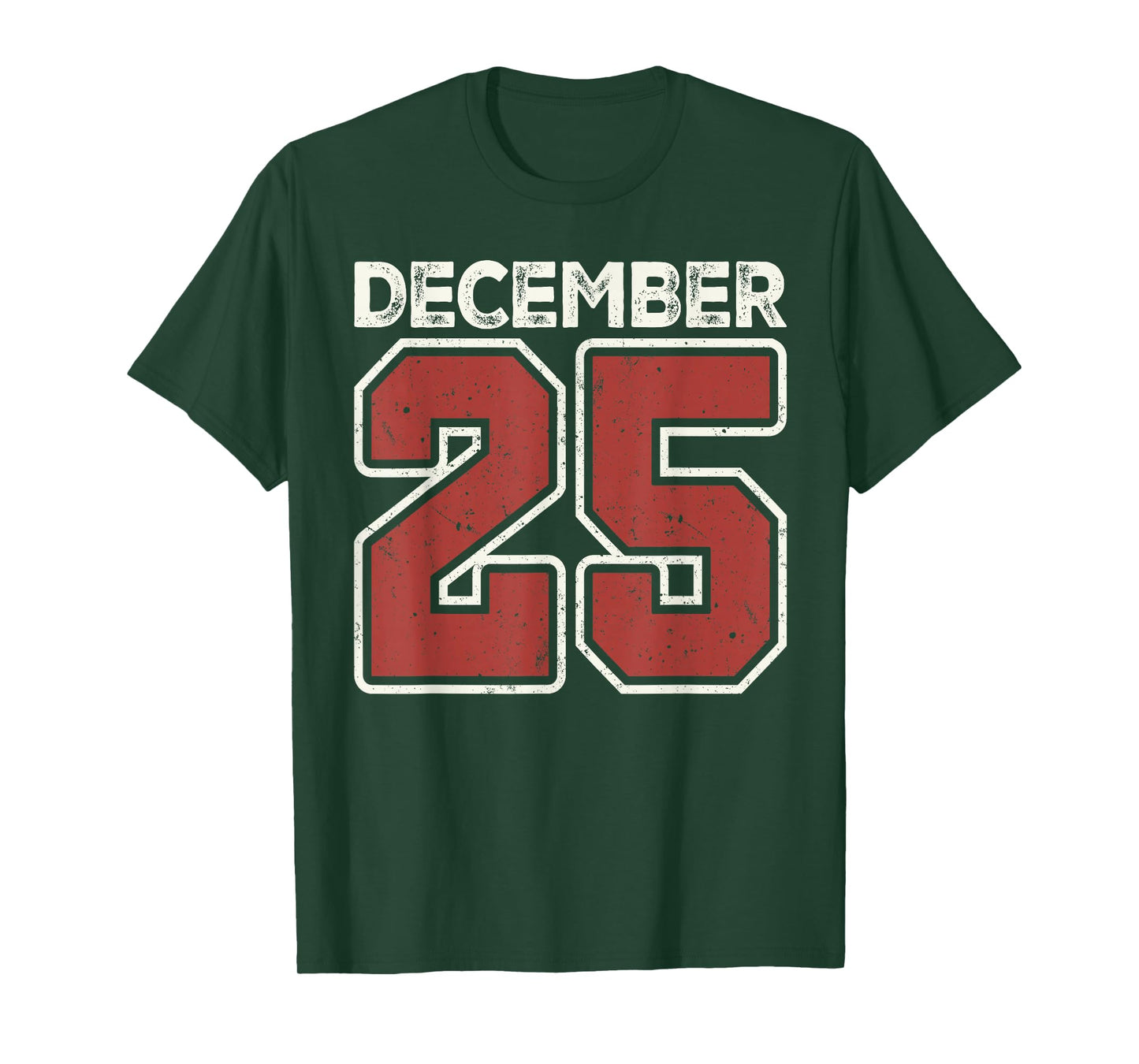 Retro Christmas December 25 Xmas Matching for Men Women Kids T-Shirt