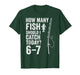 Six Seven Meme Fish Angler 6-7 Funny Fishing 67 T-Shirt