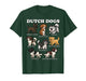 Dutch Dogs Breed Chart Cute Netherlands Dog Breeds Art T-Shirt