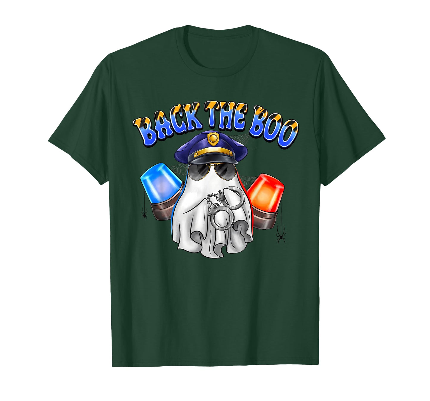 Halloween Shirts for Police Police Boo Crew Back The boos T-Shirt