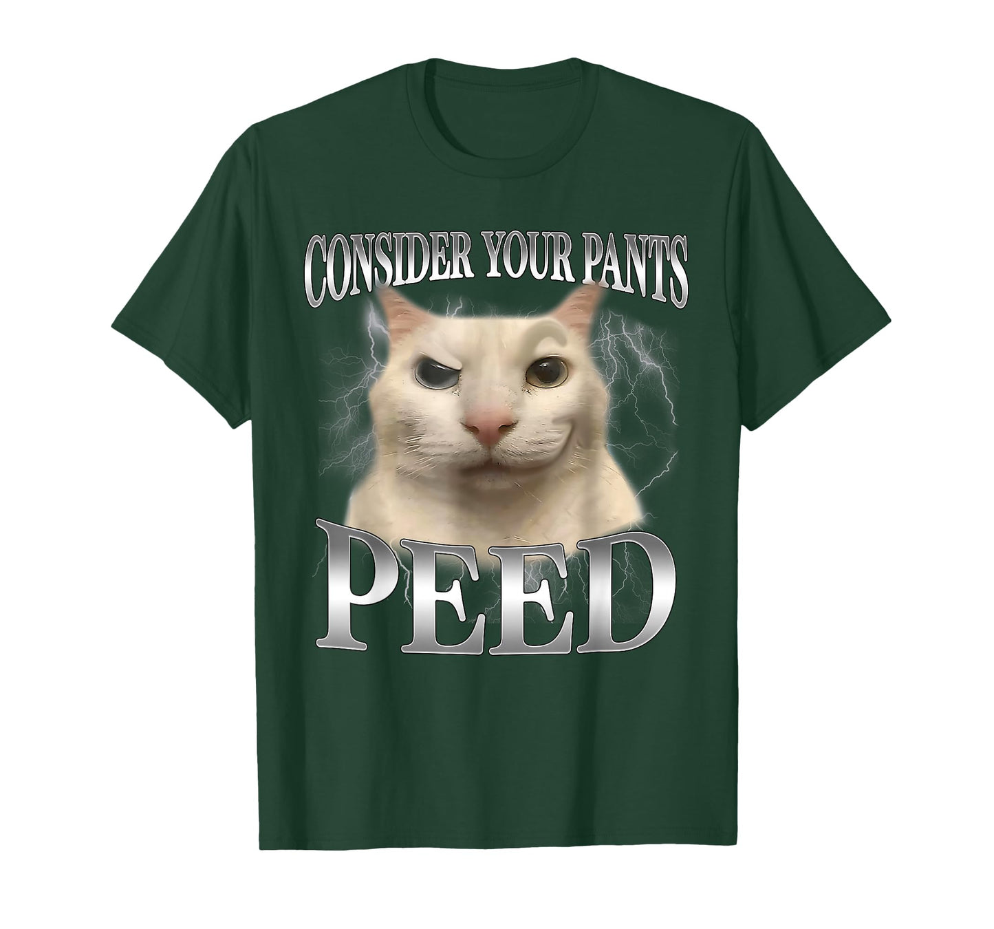 Consider Your Pants Peed Funny Freak Cat Meme Humor Saying T-Shirt