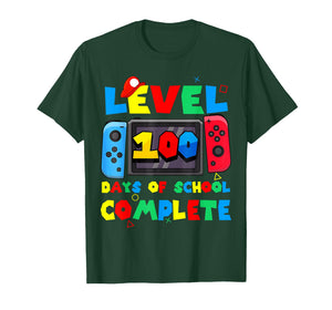 Game Controller Level 100 Days of School Complete Boys Girls T-Shirt