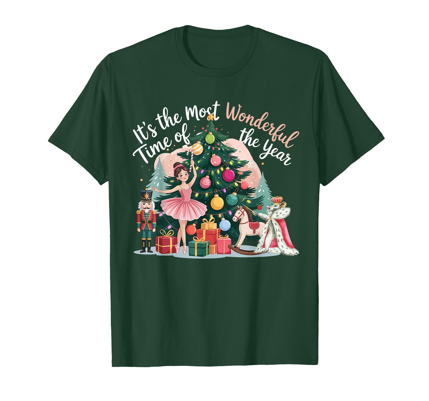 Let's Get This Party Crackin' Nutcracker Pink Christmas Xmas T-Shirt