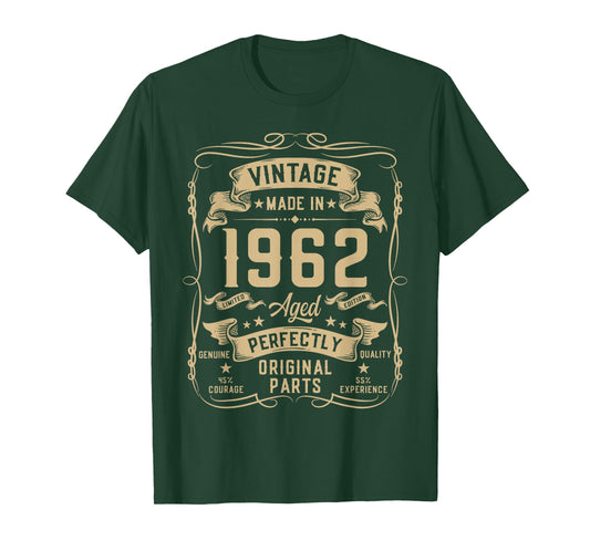 Vintage 1962 64yr 64th Birthday Gifts for Men 64 Years Old T-Shirt