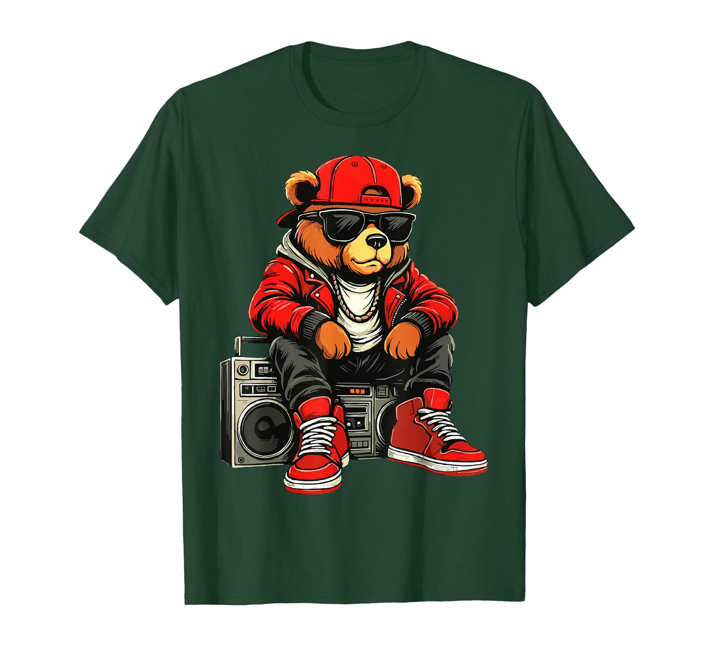 Hip Hop Teddy Bear Rap Music T-Shirt