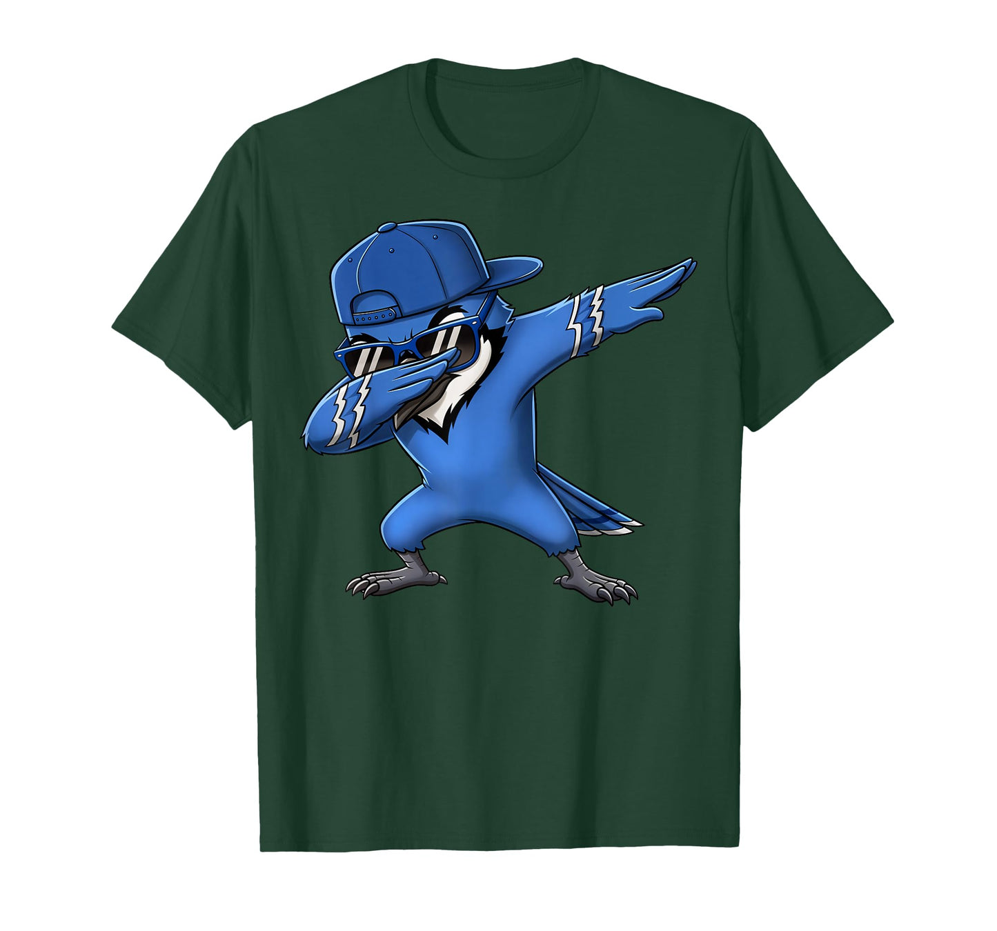 Blue Jay Dabbing for Men Women Youth Kids Toddler Boys Girls T-Shirt