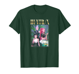 Kpop Demon Hunters Halloween Huntrix Gold Photocard T-Shirt
