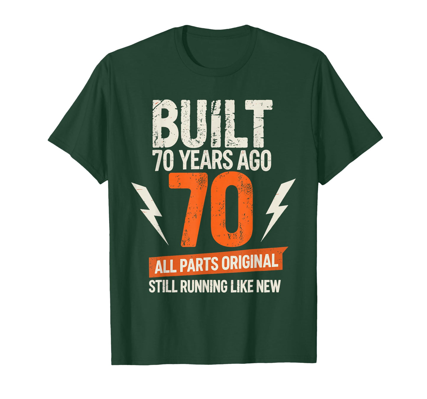 Built 70 Years Ago 70th Birthday Shirts for Women Men T-Shirt