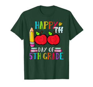 Happy 100th Day of 5th Grade Shirt Kids 100 Days of School T-Shirt